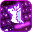 Galaxy Unicorn Keyboard Theme