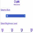 Programikonen: LIFX Web Control