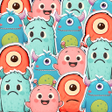 程序图标：Monster Match: Pair Puzzl…