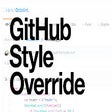 Icon of program: GitHub Style Override