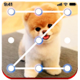 プログラムのアイコン：Puppy Dog Pattern Lock Sc…