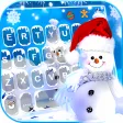 Blue Christmas Keyboard Theme