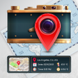 Icon of program: GPS Map Camera : Photo Ti…