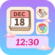 ไอคอนของโปรแกรม: iTheme: Color Widgets  Th…