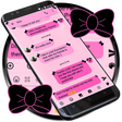 プログラムのアイコン：SMS Messages Ribbon Pink …