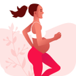 プログラムのアイコン：Pregnancy Workouts for Ev…