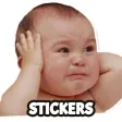 Funny baby faces stickers WAStickerApps