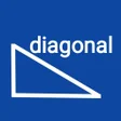 プログラムのアイコン：diagonal calculator