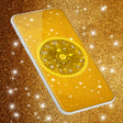 Symbol des Programms: Gold Glitter Clock Wallpa…