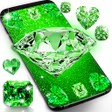 Icon of program: Green diamond shiny wallp…