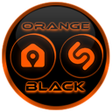 프로그램 아이콘: Flat Black and Orange Ico…