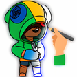 Biểu tượng của chương trình: How to draw Brawlers easy