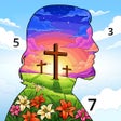 Иконка программы: Amen Color-Bible Coloring…