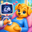 Ikona programu: Mom pregnant puppy pet da…