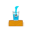 프로그램 아이콘: Water Glass Block