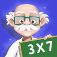 程序图标：משחק לוח הכפל מתמטיקה ליל…