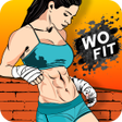 プログラムのアイコン：Wo Fit - Women Fitness At…