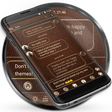 Programikonen: SMS Messages Leather Brow…