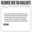 程序图标：Readwise New Tab Highligh…