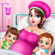 プログラムのアイコン：Pregnant Mom And Twin Bab…