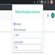 Icon of program: Wide Window Zoom
