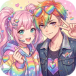 Иконка программы: Anime Couple Maker: Dress…