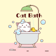 Cute Wallpaper Cat Bath Theme