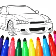 Car Coloring- Color by Number