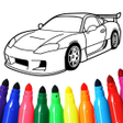 Иконка программы: Car Coloring- Color by Nu…