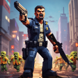 プログラムのアイコン：Pixel City War: Fly Shoot…