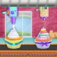 程序图标：Rainbow Cupcake Factory: …
