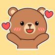 程序图标：Oh My Bear Cute Stickers