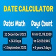 أيقونة البرنامج: Date calculator