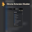 Chrome Extensions Disabler