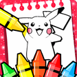 Programikonen: poke coloring pika cartoo…