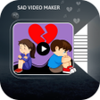 Ikon program: Sad Video Maker with Song