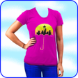 Icon of program: Women T-Shirt Poto Suit E…