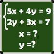 رمز البرنامج: System of equations Solve…