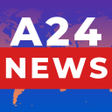 Иконка программы: A24 News - Gujarati News