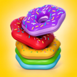أيقونة البرنامج: Donut Hexa Sort