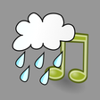 プログラムのアイコン：雨の音。リラックスして眠る。