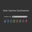 Adobe Experience Cloud Bookmarks