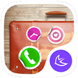プログラムのアイコン：Sticker Travel APUS theme