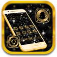 Programikonen: Gold Black Launcher Theme
