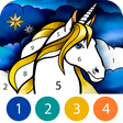Programikonen: Unicorn Color by Number B…