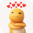 程序图标：Yellow Dino Stickers WASt…