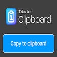 Programikonen: Tabs to Clipboard