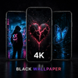 程序图标：Black Wallpapers 4K HD