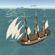 Icoon van programma: Wooden Boat Sea Water Dri…