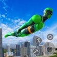 أيقونة البرنامج: Super flying hero: Crime …